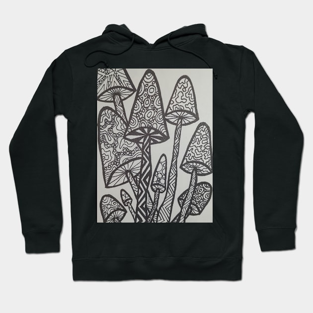 Shroomy shroom shrooms Hoodie by JJs art 